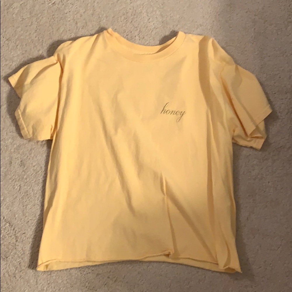brandy melville honey tee shirt